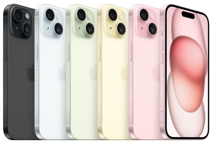 iPhone 15 256GB Preto – Tela 6.1" Super Retina XDR, Dynamic Island, Câmera 48MP, Chip A16 Bionic e Resistência IP68