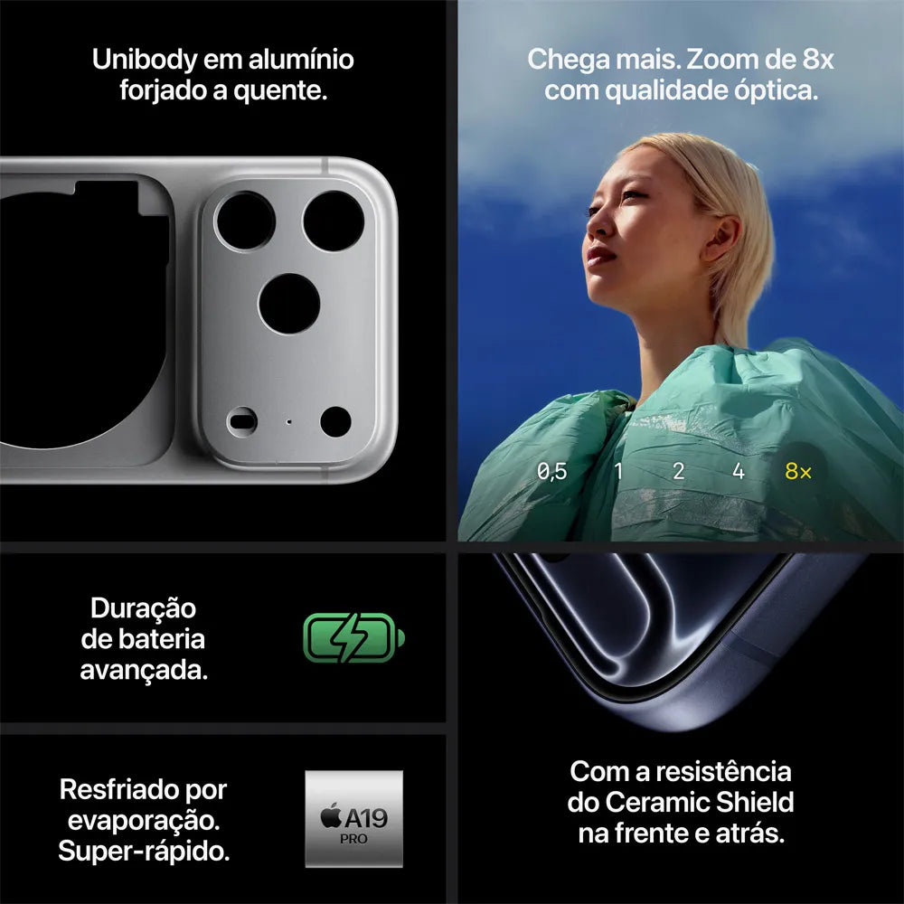 Apple iPhone 17 Pro Max e-Sim (256 GB) - Azul intenso