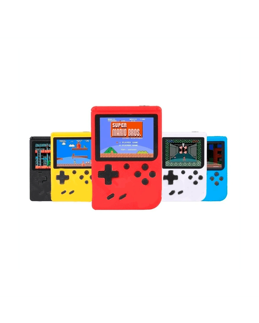 Mini Game Retrô Portátil 400 em 1 – Console Clássico 8 Bits com Tela Colorida