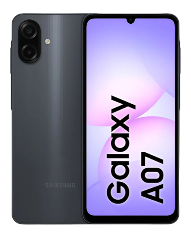 Samsung Galaxy A07 128GB + 4GB RAM – Tela 6.7", Câmera 50MP, Bateria 5000mAh, Resistente à Água e Poeira